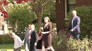 The implication was that barrett's catholic beliefs would take precedence over her judgments on the law. Trump S Supreme Court Pick Amy Comey Barrett Leaves Her Indiana Home With Her Husband And Children To Fly To D C Where She Is Set To Be Officially Announced As The Nominee To