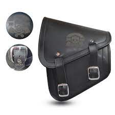 Harley davidson tasche malteser black fatboy schwingentasche schwarz. Deba Motorrad Chopper Solo Satteltasche Seitentasche Schwingentasche Leder Ig Deba