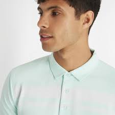 Polo en mélange de coton Fort Jackson Aqua