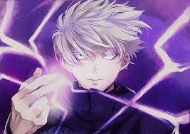 68 blue anime wallpapers images in full hd, 2k and 4k sizes. Anime Jujutsu Kaisen Blue Eyes Boy Satoru Gojo White Hair Hd Wallpaper Peakpx