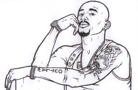 2pac Gangsta Rap Coloring Pages Coloring Books Cat Coloring Book Gangsta Rap