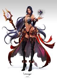 Nrg, acronym for new radiancy group (hangul: Character Art Fantasy Female Warrior Fantasy Girl