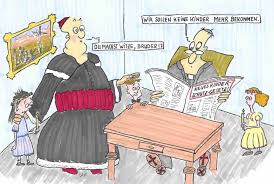 Und ganz nebenbei muss er seiner partei auch noch das. 50 20 Kirche Und Kinder Karikaturen Und Satiren Kontor