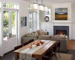 Farmhouse Table Design Pictures Remodel Decor And Ideas Page 5 Kleines Wohnzimmer Einrichten Wohnzimmer Einrichten Wohn Esszimmer