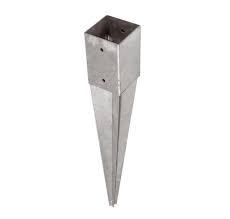 Elles sont résistantes grâce à leur finition en alu et vendues à prix conseil de fixation: Support Pied De Poteau 9 X 9 X 75 Cm 9x9 A Enfoncer Galvanise A Chaud Sud Bois Terrasse Bois Direct Scierie