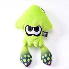 Splatoon Plush Squid Lime Green In 2021 Plush Plushies Mario Plush