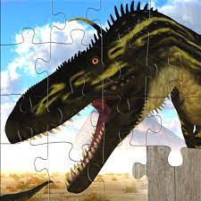 The application includes colorful puzzles with bright pictures of dinosaurs. Dinosaurs Jigsaw Puzzles Game Kids Adults Apps On Google Play