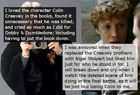 Colin Creevey'S Harry Potter Movie Fate Is Still Better Than His Book Ending