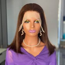 Brazilian Remy HD Transparent Lace Wig 180 Density Brown Bob High Quality  Human Hair Wig| Alibaba.com