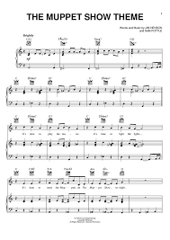 Muppet Show Theme Piano Sheet Music By The Muppets At Onlinepianist Sheet Music Piano Sheet Music Music