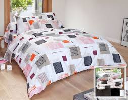 Parure De Lit Pois Et Carres 3 Ou 4 Pieces Linge De Lit Parure De Lit Lit