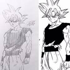 This holds especially true for two specific iterations of goku (ultra instinct) and whis, both of whom raise their defensive ability by astonishing. Manga Ver Ultra Instinct Goku Art By Brezzy101 Dbz