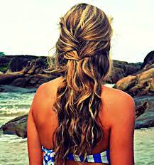 Remind yourself of the feeling of the water against your skin with this hairstyle, consisting of light blonde locks that traverse in cute, short waves. 25 Best Beach Hairstyles With Pictures Styles At Life