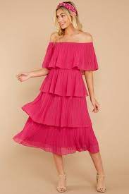 Wedding Guest Dresses Dress For The Wedding Pink Midi Dress Dresses Red Dress Boutique