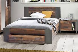 Betten 140x200 cm in großer auswahl. Forte Clif Bett 140 X 200 Cm Old Wood Vintage Mobel Letz Ihr Online Shop