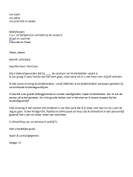 Voorbeeld Sollicitatiebrief