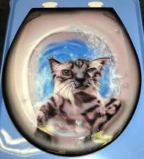 Funny Toilet Custom Airbrushing Wet Cat Custom Paint Jobs