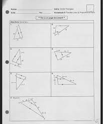 The quotient would be 0. Solved Name Unit 6 Similar Triangles Homework 5 Parall Chegg Com