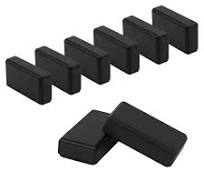 HoHaing Project Box 8 Pieces Electrical Box Small Junction Box ABS Plastic Enclosure Power Electronic Case Black 1.97" x 1.10" x 0.59"(50 x 28 x 15mm) ...