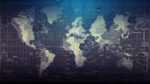 Desktophdwallpaper Org Cool World Map Map Wallpaper World Map Wallpaper