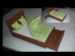 Well, here are our insider doll photograph. How To Make A Doll Bed With Storage Youtube Barbie House Furniture Barbie Furniture Diy Barbie Furniture