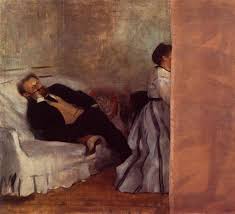 Described as the most puzzling of degas's major works, it depicts a tense confrontation by lamplight between a man and a partially undressed woman. M And Mme Edouard Manet C 1868 C 1869 Edgar Degas Wikiart Org
