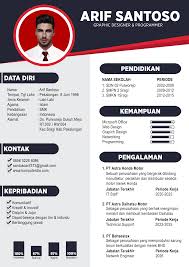 Resume adalah media untuk menunjukkan identitas serta potensi diri sehingga kamu harus menyajikannya dengan desain yang menarik, kreatif dan. Contoh Cv Lamaran Kerja Kreatif Dan Menarik 14 Riwayat Hidup Pendidikan Kreatif