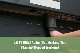 You can try to set the hdmi as the default sound output device. Lg Tv Hdmi Audio Not Working Not Playing Stopped Working Ready To Diy