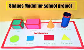 Shapes Model For School Project Mathematics Models Diy