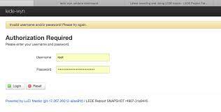 The device now resets to openwrt default configuration. Luci Login Invalid After Installing The Latest Snapshot Installing And Using Openwrt Openwrt Forum