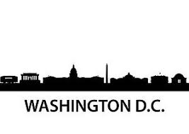 Washington Dc Skyline Silhouette Vinyl Wall Art Sticker Outline Souvenir Present Washington Dc Skyline Washington Dc Skyline Silhouette