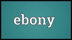 Used as a noun or adjective, ebony derives from greek word ebenos, meaning ebony and was first used in the 17th century to describe a very dark black color. Ebony Meaning Youtube