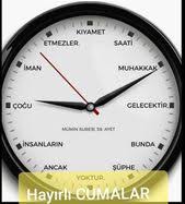13 Haziran Resimli Cuma Mesajlari Guzel Sozler Clock Islam