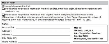 And target corporation for their use, including marketing. Td Bank Privacy Policy For Target Credit Card Target