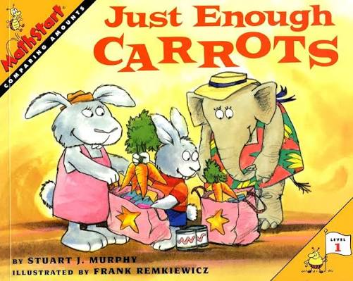 Just Enough Carrots (MathStart Level 1) – Stuart J. Murphy | Sách Toán Tiếng Anh Cho Bé | Bookmedi
