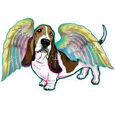 Basset Hound Beagle Mix Black And White Basset Angel Basset Hound Art Basset Hound Basset