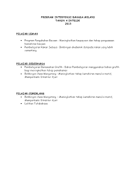 Bersetuju bahawa penguasaan dalam bahasa melayu dapat. Program Intervensi Bahasa Melayu