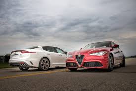 Schedule service with a dealer online, on the app, or in your car when diagnostics detect issues. Kia Stinger Gt Vs Alfa Romeo Giulia Ti Who Does Luxury And Lap Times Best News Cars Com