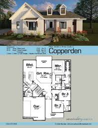 1 Story Modern Farmhouse House Plan Copperden House Plans Farmhouse Ranch Style House Plans Farmhouse Floor Plans