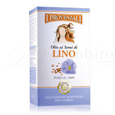 Free delivery service 50 s.r. I Provenzali Hair Oil Natural Flaxseed Oil 100 Ml