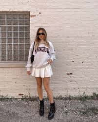 How To Style A Tennis Skirt For Fall