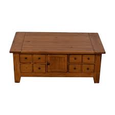 Our cabinets feature all wood construction, dovetail construction, steel drawer glides and are soft close. 79 Off Broyhill Furniture Broyhill Natural Wood Coffee Table With Storage Tables