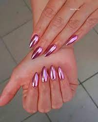 The Best Chrome Nail Ideas To Copy Stylish Belles Pink Chrome Nails Gold Chrome Nails Rainbow Nails