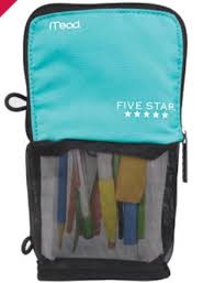 Office Max Pencil Case Binder Accessories Mead Five Star School Suplies