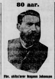 Fhv. skibsfører og fyrvogter Magnus Johansen. f. 1845