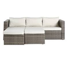 Argos 3 Seater Rattan Effect Mini Corner Sofa 199 99 Corner Sofa Garden Corner Sofa Outdoor Sectional Sofa