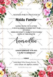 We really wouldn't recommend printing them out and sending them right now, but that option's also available! Mehndi Invitation Online Mehndi Invitation Card Design And Save The Date Video Maker Seemymarriage