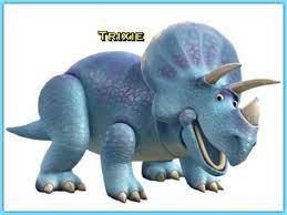 Trixie A Blue Toy Triceratops She Chats Online With A Dinosaur Toy Down The Street Who Goes By The Name Veloci Toy Story Toons Woody Toy Story Toy Story 3