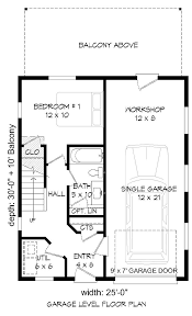 The measurements of the average two car model is 26'x26'or 6. Garage Living Plan 51597 Modern Style With 1125 Sq Ft