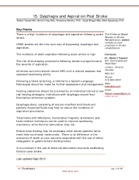 Pdf 5 Dysphagia 15 Dysphagia And Aspiration Post Stroke